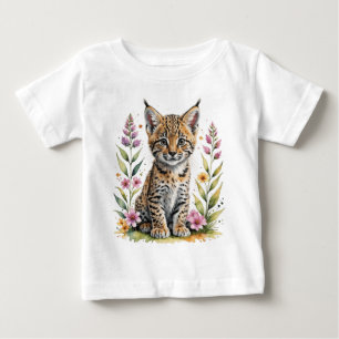Sött lodjurunge t shirt