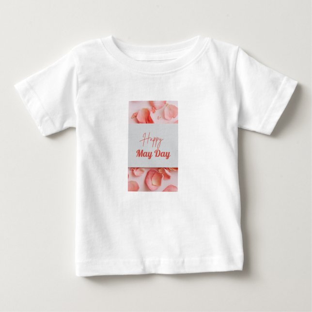 sött maj-tema t shirt (Framsida)