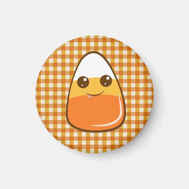 Sött majs Halloween Magnet (Framsidan)