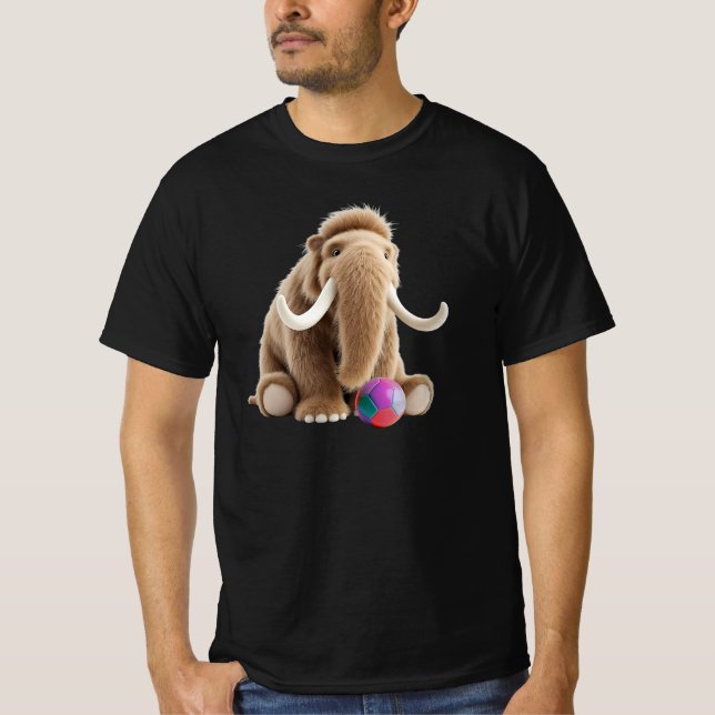 Sött mammut t shirt (Framsida)