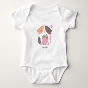 Sött marsvin kramar jordgubbsskämt t shirt