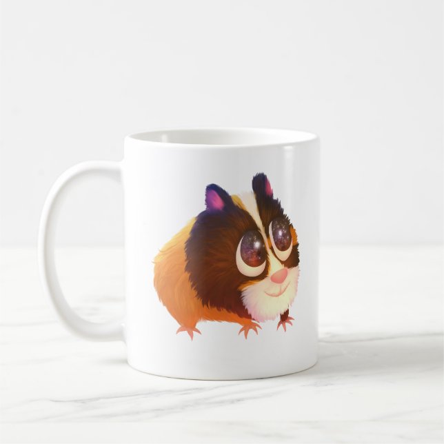 Sött marsvin-mugg kaffemugg (Vänster)