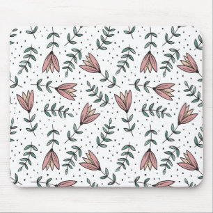Sött Minimalist Blommigt Musunderlägg Musmatta