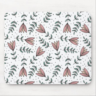 Sött Minimalist Blommigt Musunderlägg Musmatta