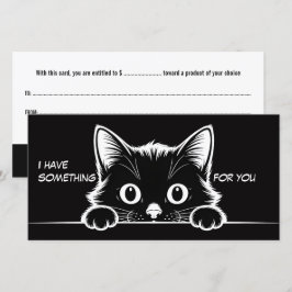 Sött minimalistiskt kattdesign - KATT 1