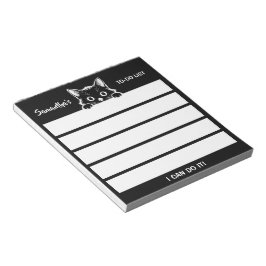 Sött minimalistiskt kattdesign - KATT 1a Anteckningsblock