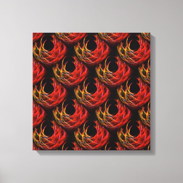 Sött Modern Boho Elegant Abstrakt Konst Mönster #5 Canvastryck (Framsida)