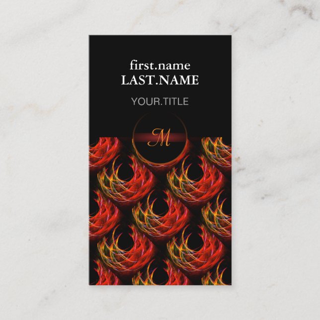 Sött Modern Boho Elegant Abstrakt Konst Mönster #5 Visitkort (Framsida)