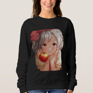 sött moe-animekaraktärsporträtt t shirt