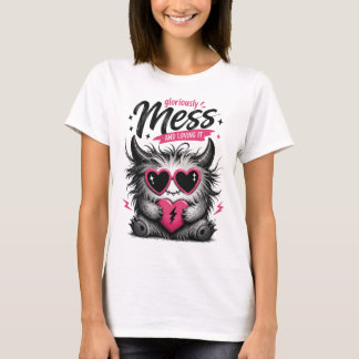 Sött monster fantastiskt röra Grafik T Shirt