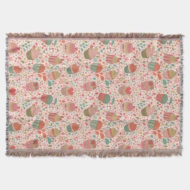 Sött mönster filt (Framsidan)