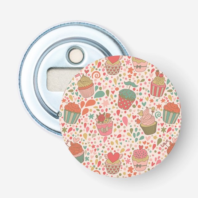 Sött mönster flasköppnare (Framsidan)