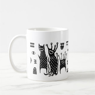 Sött Monster Kaffemugg – Kawaii Rolig Keramikkopp