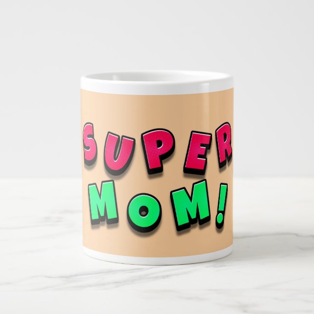Sött morsdagspresent jumbo mugg (Framsidan)