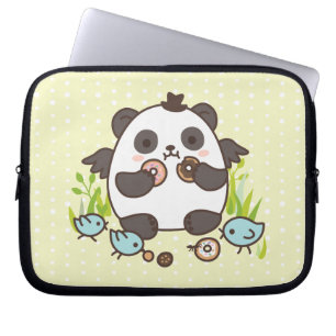Sött munkparty! laptop sleeve