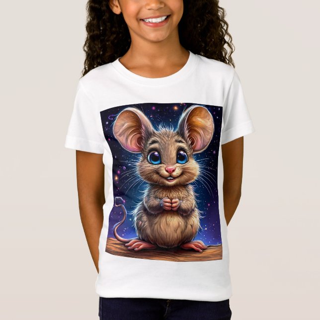 🐭 Sött Mus Djur Älskare Present ✨ T Shirt (Framsida)