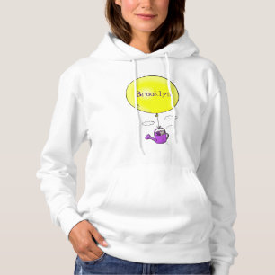 Sött mus i vattenkanna med ballong tecknad film t shirt