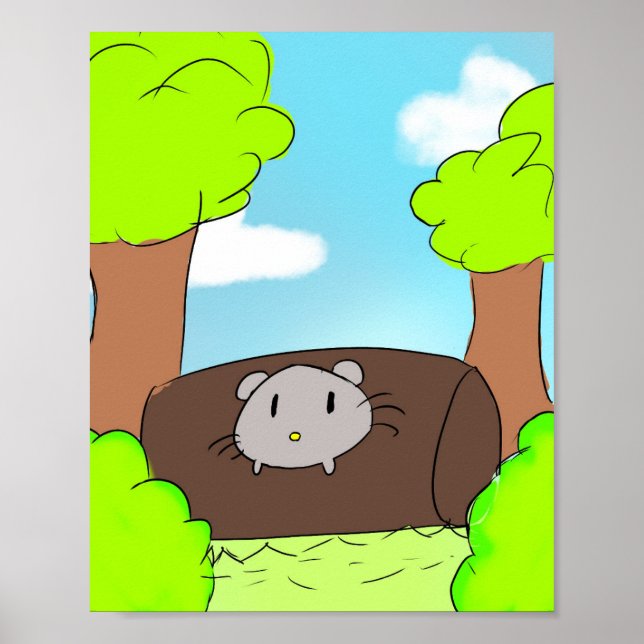 Sött musaffisch  poster (Framsidan)