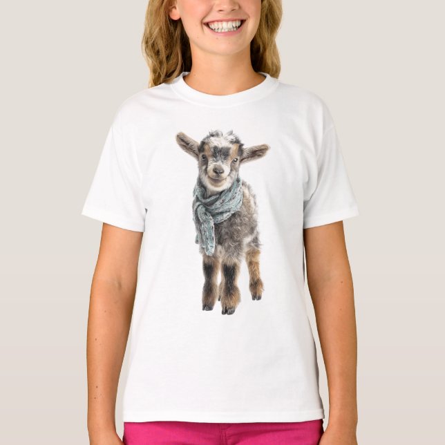 Sött mysigt halsduk barn get bebis t shirt (Framsida)