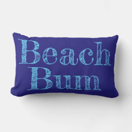 sött nautisk BEACH BUM | Lumbarkudde