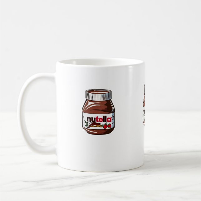 Sött Nutella  Kaffemugg (Vänster)