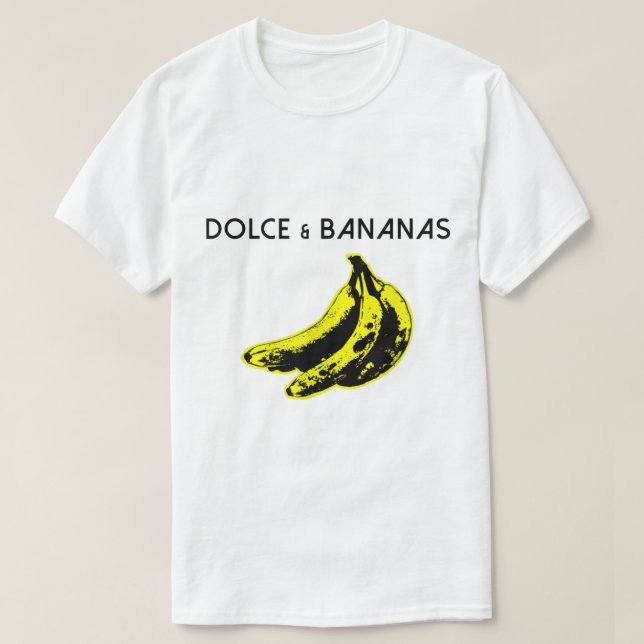 Sött och Bananer Roligt Parodidesign T Shirt (Design framsida)