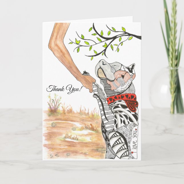 Sött och färgrikt kort för groptjurhälsning (Framsida)