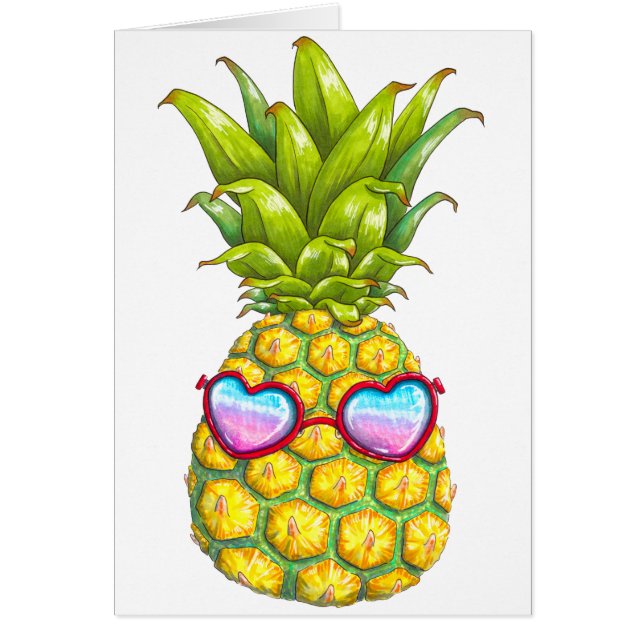 Sött och kallt hälsningskort (Framsidan)