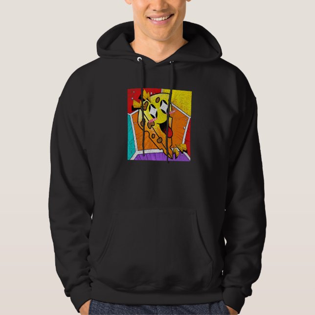 Sött Ost  Mat Snabbmat Mat Pop Ost Hoodie (Framsida)