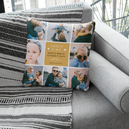 Sött 'Pappa & Jag' fotokollage 1:a Fars dag  Kudde