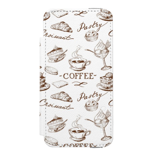 Sött papper incipio iPhone wallet skal (Folio Framsidan)