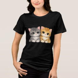 Sött par kattungar t shirt