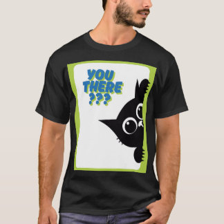Sött Peekaboo Katt T Shirt