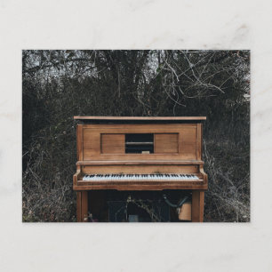 Sött piano vykort