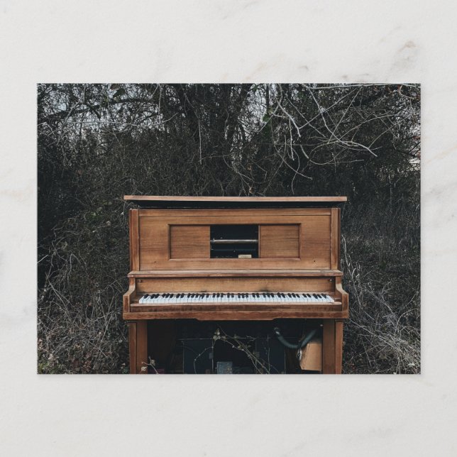 Sött piano vykort (Framsida)