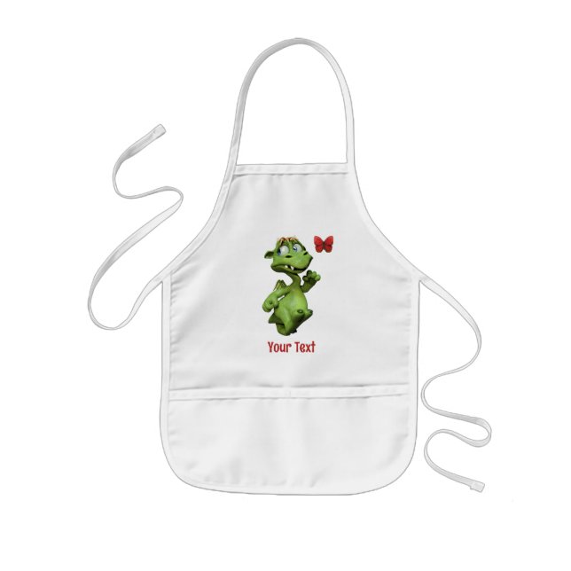 Sött present med monsterfjäril barnförkläde (Framsidan)