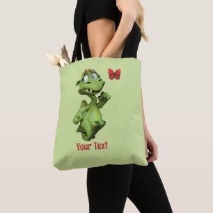 Sött present med monsterfjäril tygkasse