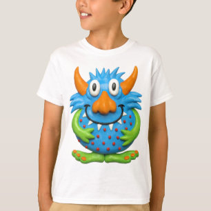 Sött prickigt monster t-shirt
