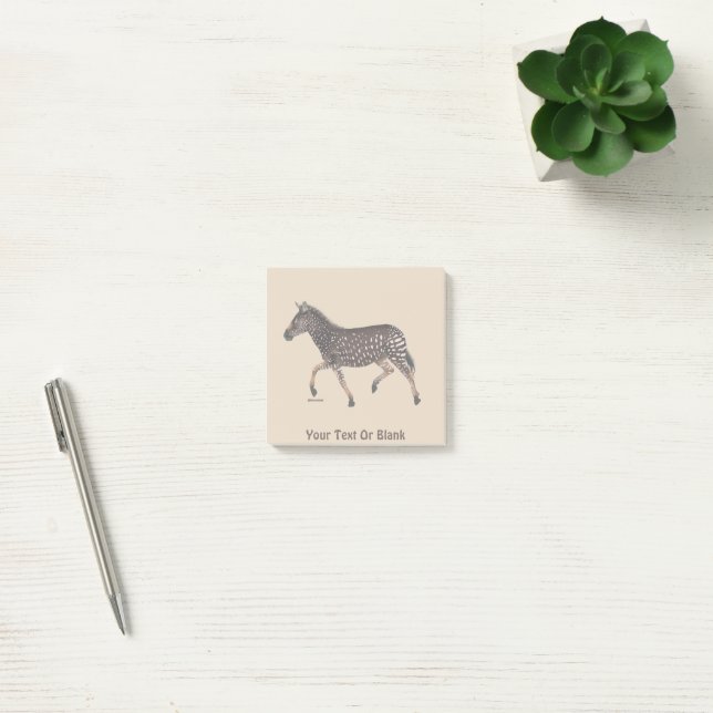 Sött Prickigt Zebra Post-it Block (Kontor)