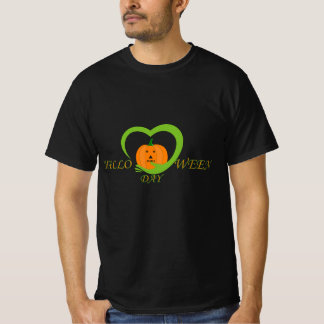 Sött Pumpa Hjärtan Hej Ween Dag T Shirt