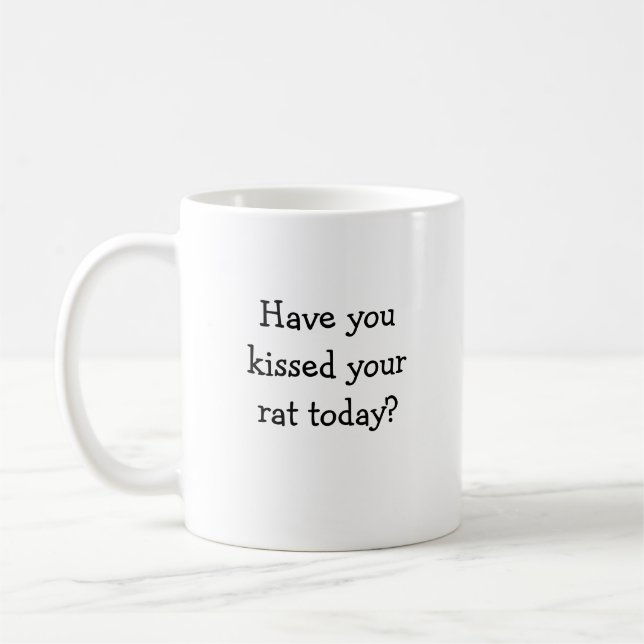 Sött råttmugg kaffemugg (Vänster)