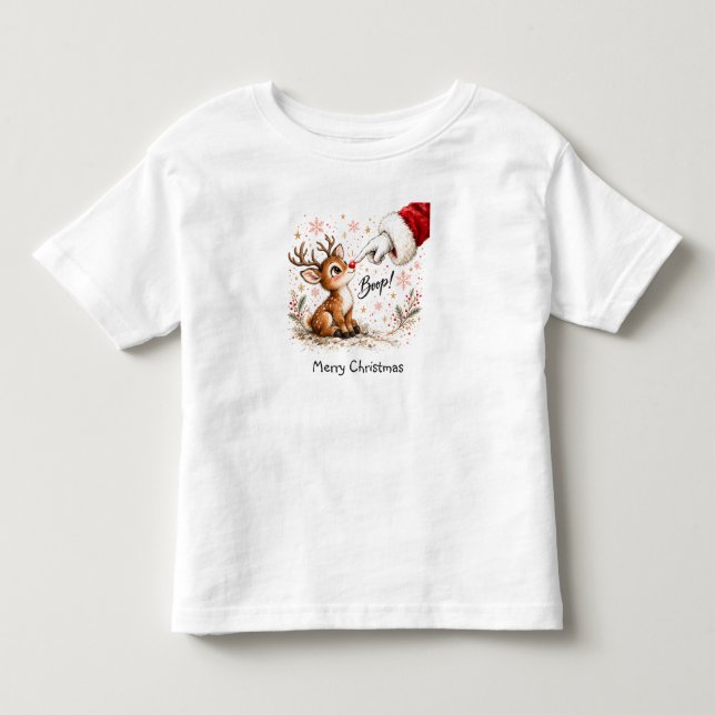 Sött Ren-Spel T Shirt (Framsida)