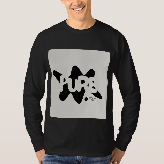 sött rent design t shirt (Framsida)