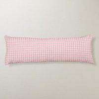 Sött retro flickigt pastell rosa hundtandsmönster