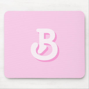 Sött Retro-Monogram Rosa Musmatta