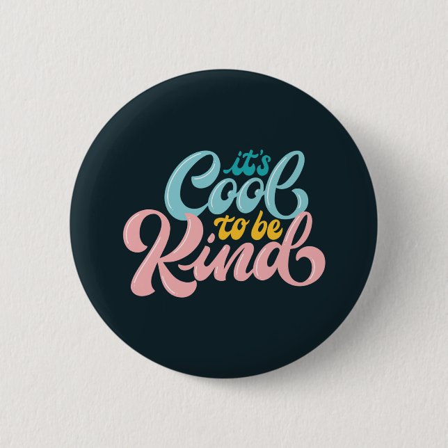 Sött Retro Pin Knapp (Framsida)
