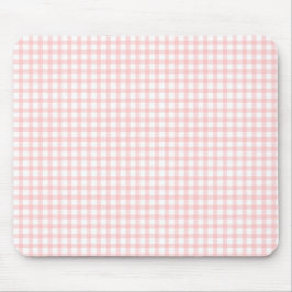 Sött retro rosa rutigt mönster musmatta