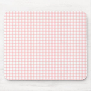 Sött retro rosa rutigt mönster musmatta