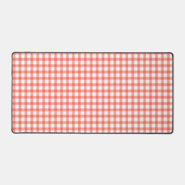 Sött retro rött gingham-rutigt mönster