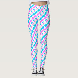 Sött robotfamiljemönster leggings